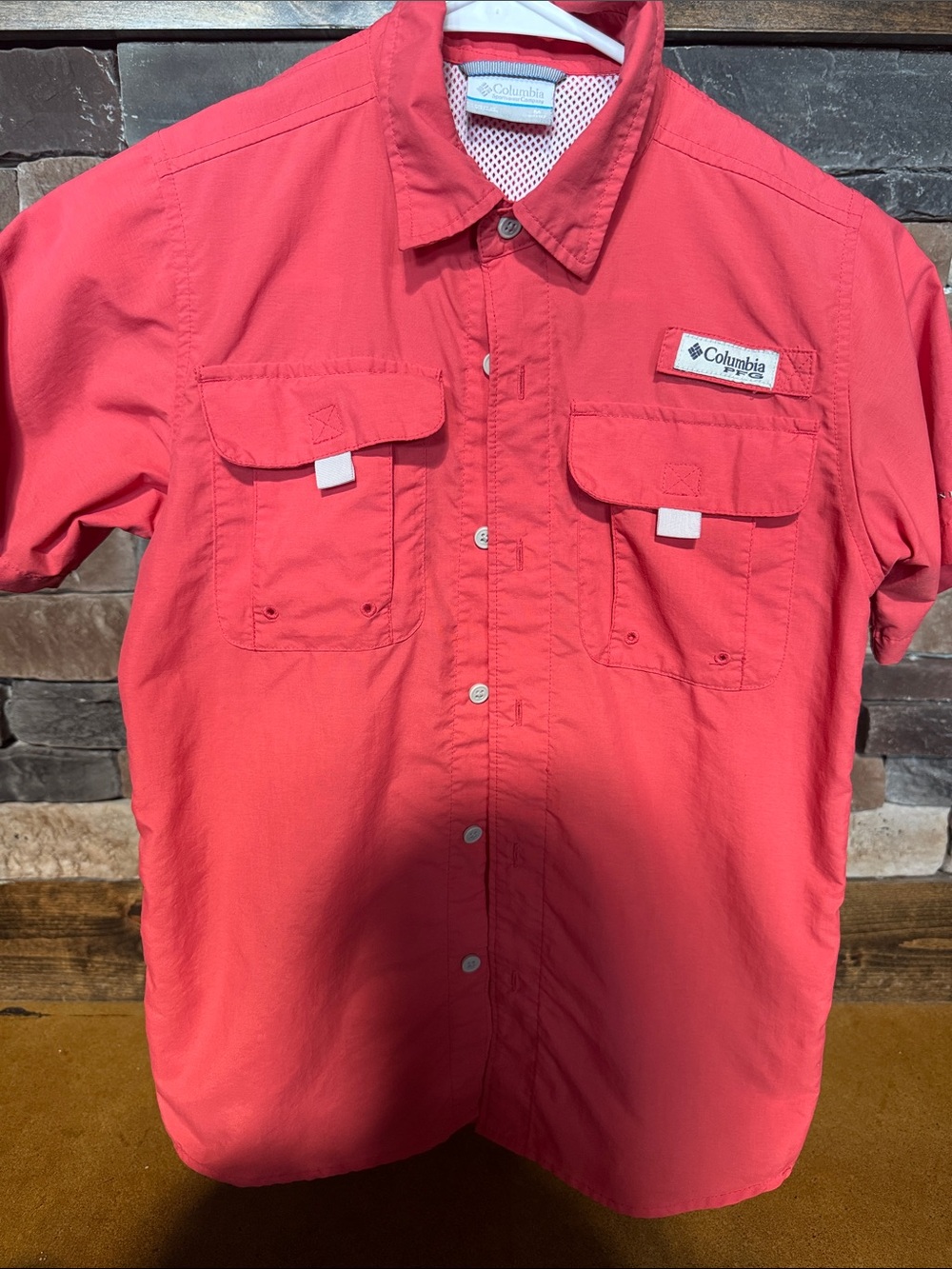 Columbia youth Short-Sleeve Button-Down Shirt